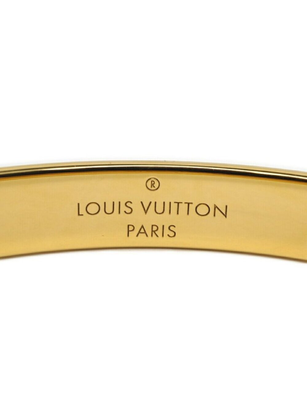 Louis Vuitton Rigid Bracelet Nanogram Strass Gold - Picture 6 of 10